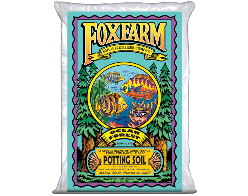 
FoxFarm Ocean Forest Potting Soil, 1.5cu ft - Light, Aerated Texture, Designed for All Container Plants - pH Adjusted for Optimal Nutrient Uptake