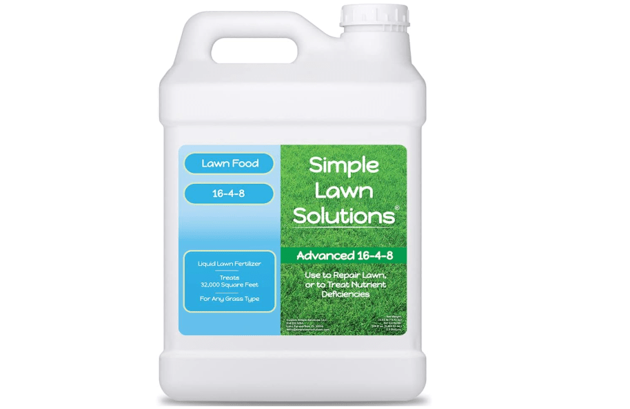 
Advanced 16-4-8 Lawn Fertilizer - Liquid Lawn Food Spring & Summer Concentrated Spray - Any Grass Type- Fish and Seaweed Kelp- Balanced 