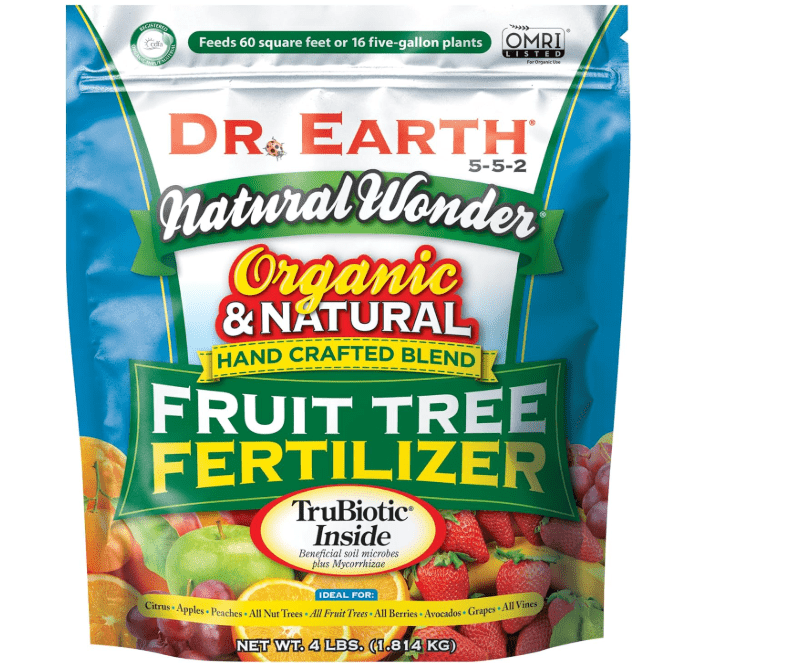 
Dr. Earth 708P Organic 9 Fruit Tree Fertilizer In Poly Bag, 4-Pound