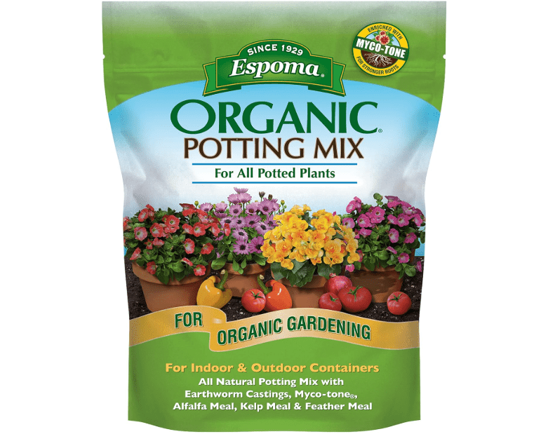 Espoma Organic Potting Soil Mix - All Natural Potting Mix for All Indoor & Outdoor Containers Including Herbs & Vegetables. for Organic Gardening,