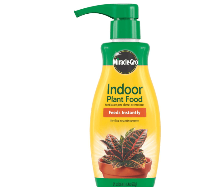 Miracle-Gro Indoor Plant Food, Liquid Plant Food for Houseplants, Snake Plants, Peace Lilies, Flowers, Vegetables, Herbs and More, 8 oz.