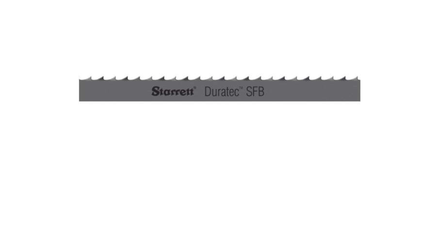 
Starrett Duratec SFB Band Saw Blade with Carbon Steel - Regular Tooth, Raker Set, Neutral Rake - 93-1/2" Length, 1/2" Width, .025" Thickness, 14