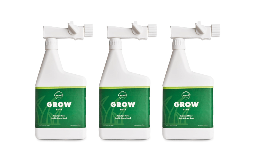 
Lawnif Grow Fertilizer 3-Pack for for New Sod, Seed, Plugs, or Seedlings