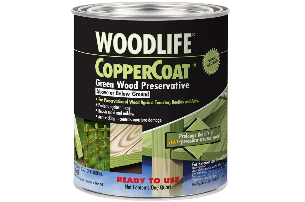 
Rust-Oleum 1904A Wolman (Woodlife) CopperCoat Green Wood Preservative-Below Ground, Quar