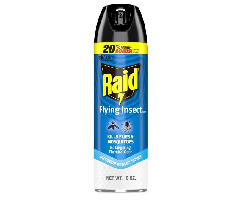 Raid Flying Insect Killer 7, Insecticide Spray with Outdoor Fresh Scent, 18 fl oz