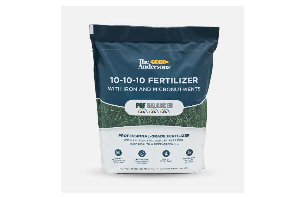 The Andersons PGF Balanced 10-10-10 Fertilizer with Micronutrients and 2% Iron (5,000 sq ft)