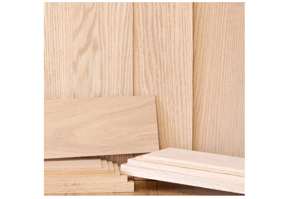 
1/2” x 8” x 24” Red Oak Solid Hardwood Unfinished for Crafts, DYI, Scroll Saw, Woodworking and Laser Engraving (1pc)