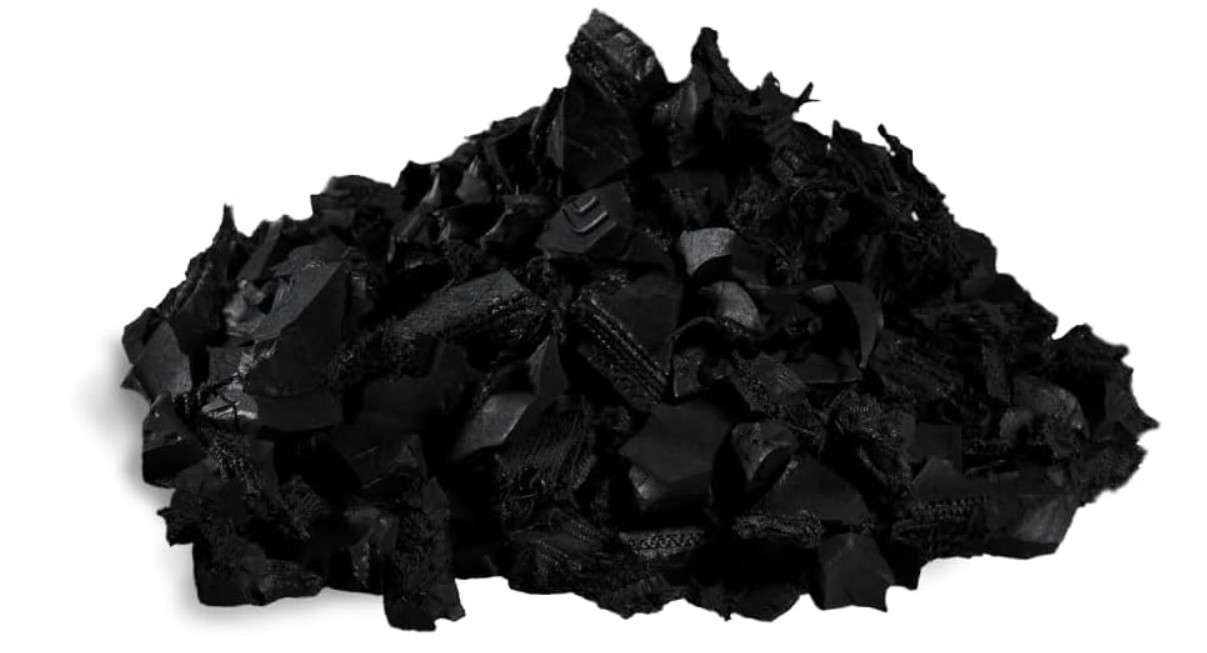 
100% Wire-Free Rubber Mulch – Black, 20 lb (0.8 cu ft) | Long-Lasting, Low Maintenance, Safe for Kids & Pets – Landscaping & Playground Ground Cover