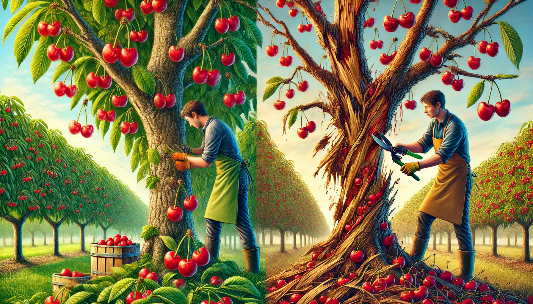 Harvesting Too Roughly
