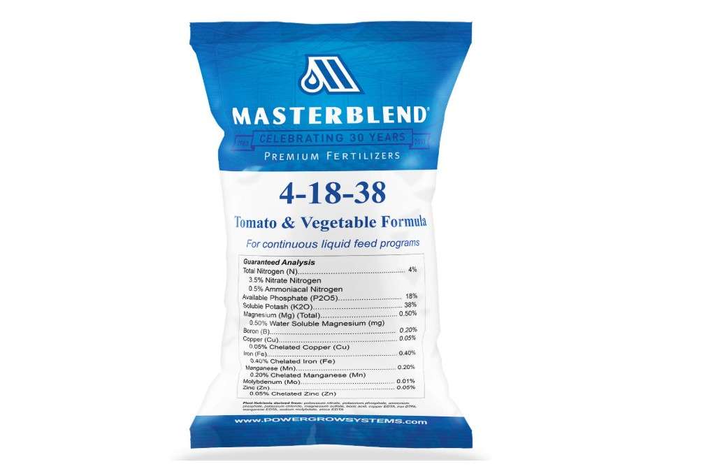 
MasterBlend 4-18-38 Tomato & Vegetable Fertilizer - Bulk 1, 5 or 25 Pounds (5 Pounds)