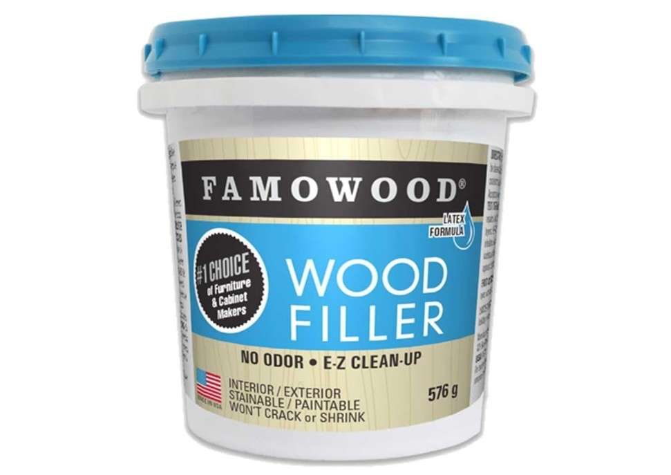  FamoWood 40022148 Latex Wood Filler - Pint, White Pine
