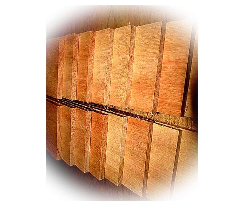  New Sixteen (16) Thin, KILN Dried, Sanded RED GRANDIS 12 X 3 X 1/8" Lumber Wood Craft Wood Kit Set Supplies MON-0700TO