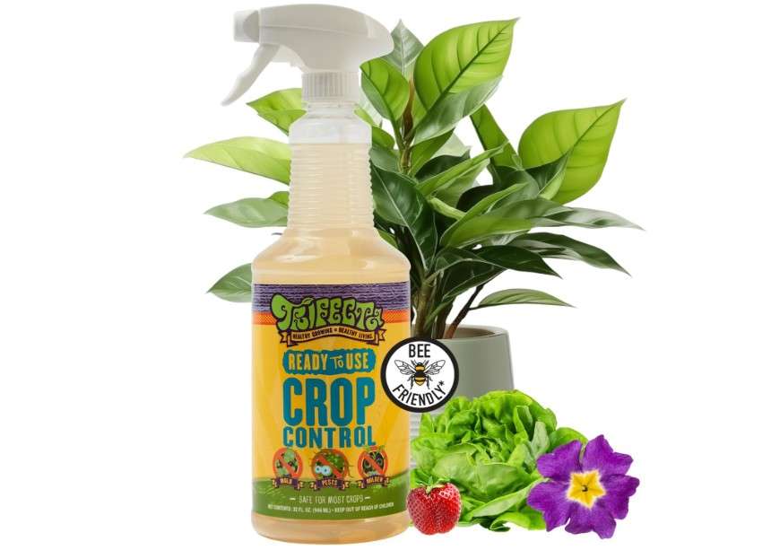  Trifecta Crop Control Ready to Use Maximum Strength Natural Pesticide, Fungicide, Miticide, Insecticide, Help Defeat Spider Mites, Powdery Mildew, Botrytis