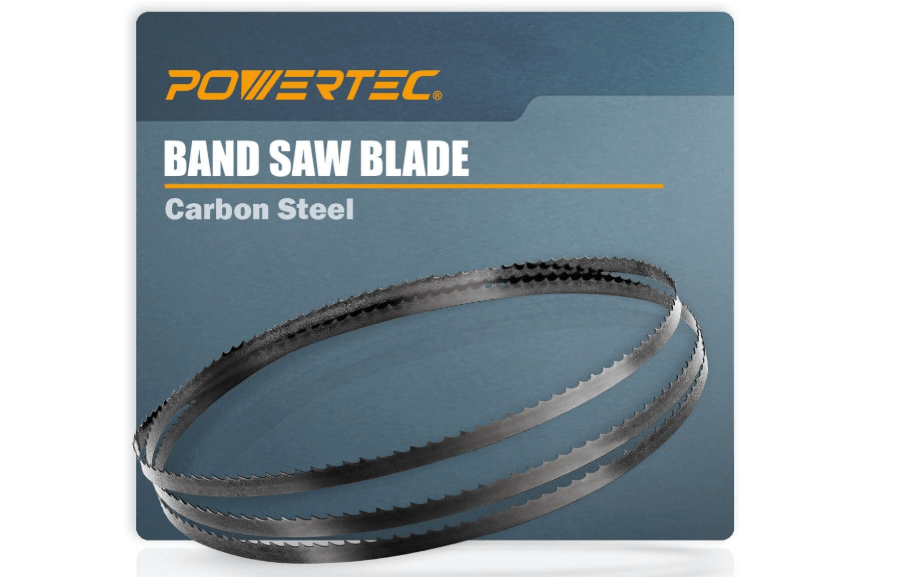 POWERTEC 93-1/2 Inch Bandsaw Blades, 3/8" x 6 TPI Band Saw Blades for Delta, Grizzly, Rikon, Sears Craftsman, JET, Shop Fox and Rockwel