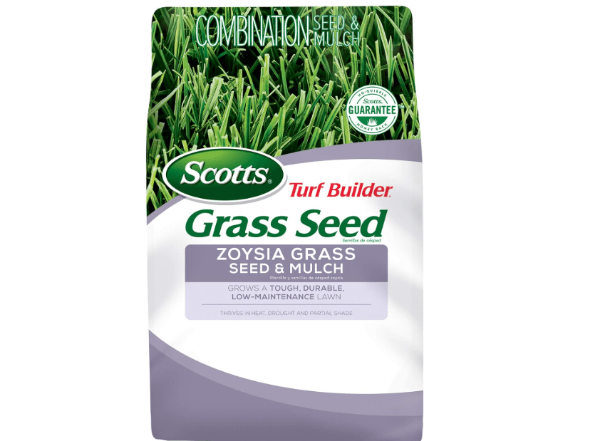 
Scotts Turf Builder Zoysia Grass Seed & Mulch, Grows a Tough, Low-Maintenance Lawn, 5 lbs.