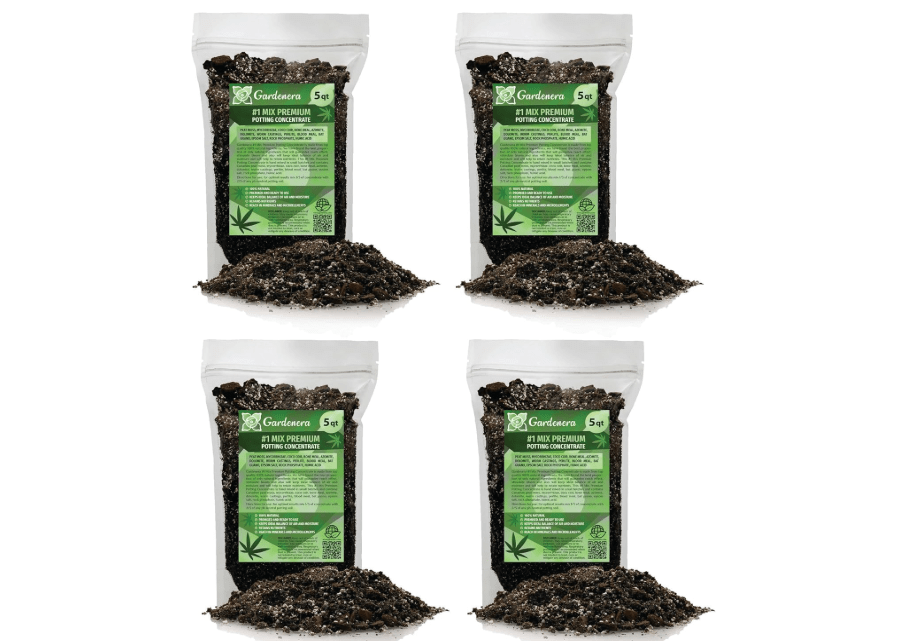 Gardenera Organic Autoflower Plants Potting Soil Mix - Perfect Balance of Nutrients, Drainage, and Aeration for Thriving Autoflower Plants- 20 Quart