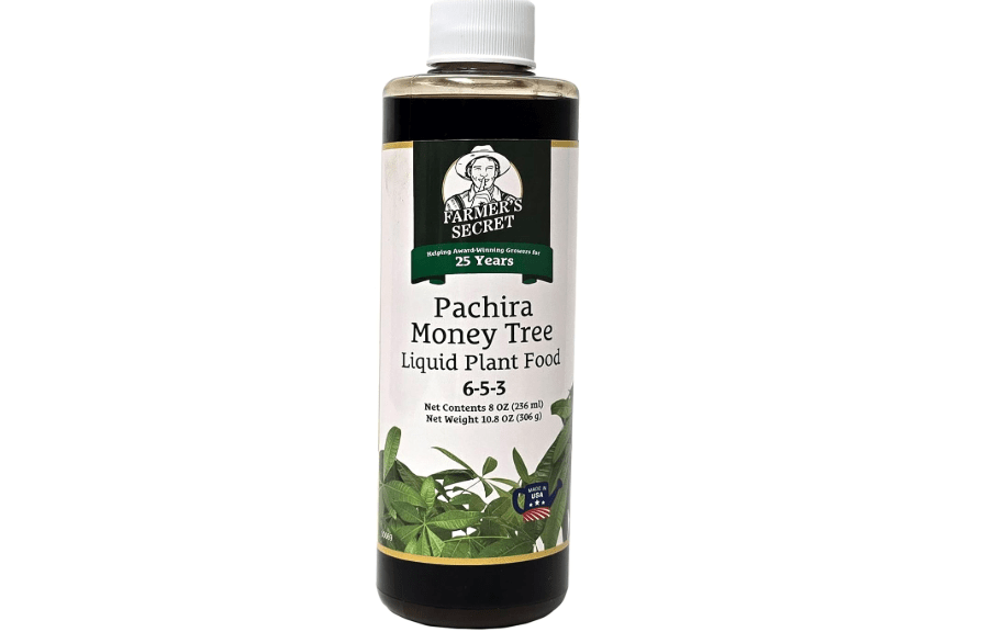 
Farmer’s Secret Money Tree Liquid Plant Food Fertilizer (8oz) - Super Concentrated - Strengthen Roots and Encourage Growth in All Varieties of Money Trees