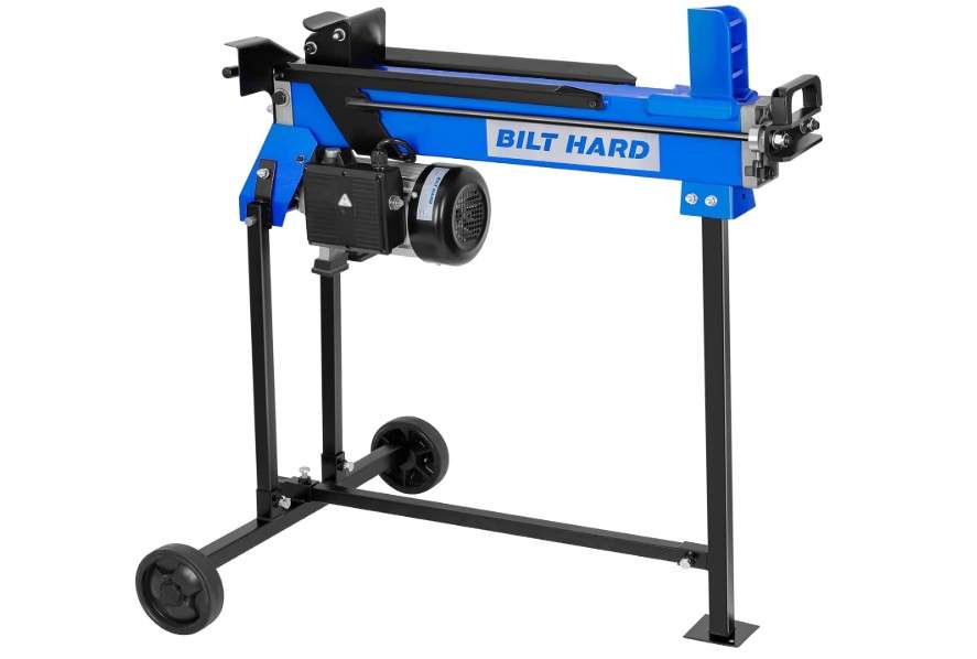 
BILT HARD Electric Log Splitter 6.5 Ton with Stand, Wood Splitter Electric Powered 15 Amp Motor with Hydraulic Ram, Firewood Splitting Machine, Horizontal
