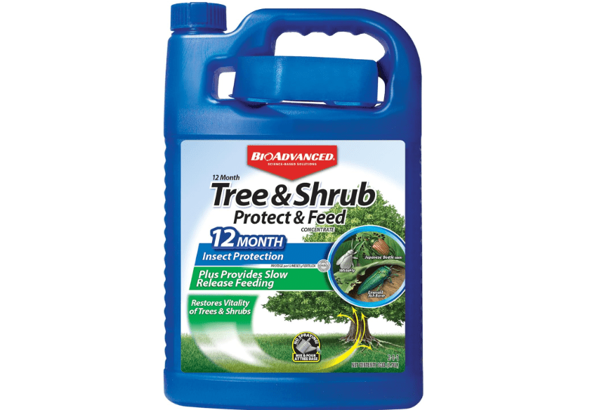 
BioAdvanced 12 Month Tree and Shrub Protect and Feed, Concentrate, 1 Gal, Insect Killer and Fertilizer & Plant Food