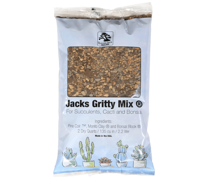 
Bonsai Jack Succulent, Cactus and Bonsai Soil - Jacks Gritty Mix - 2 Quarts – Fast Draining – Fight Root Rot – Optimized pH