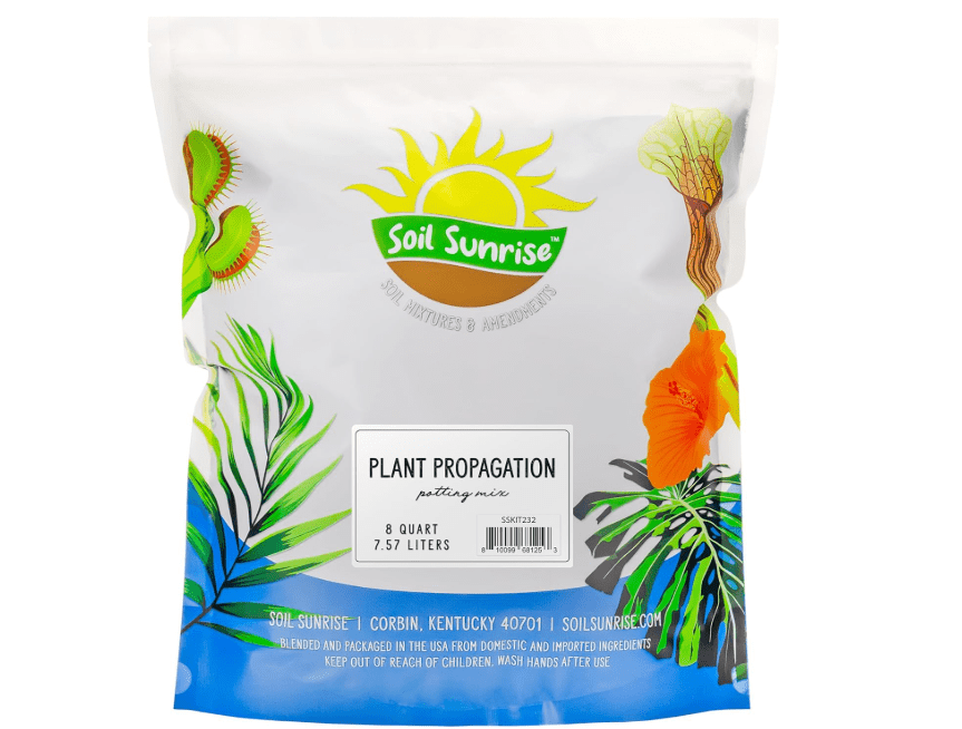 
Soil Sunrise Plant Propagation Potting Mix (8 Quarts); Ideal Starter Mix for Rooting Plant Cuttings