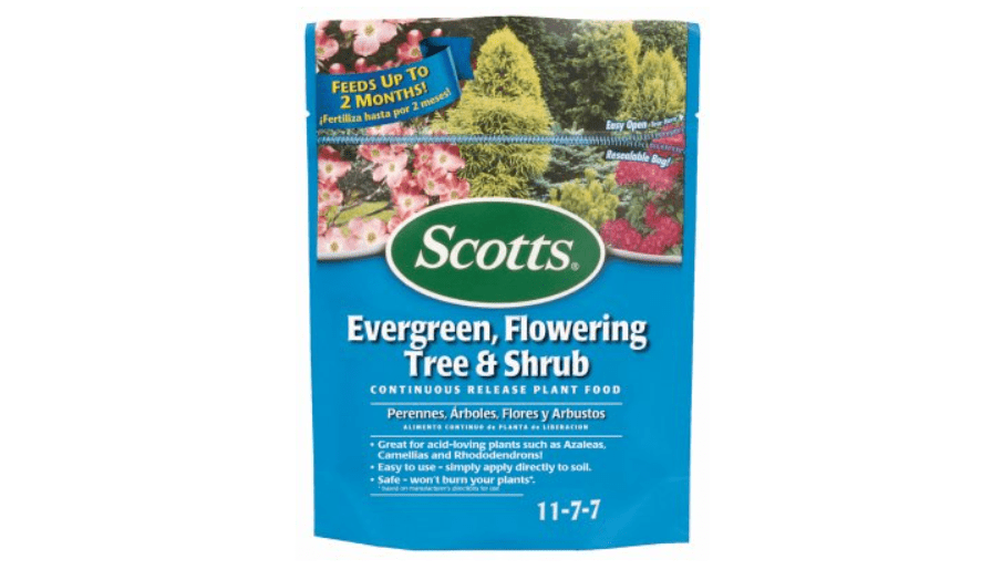 Continuous Release Evergreen Flowering Tree & Shrub 11-7-7 Formula