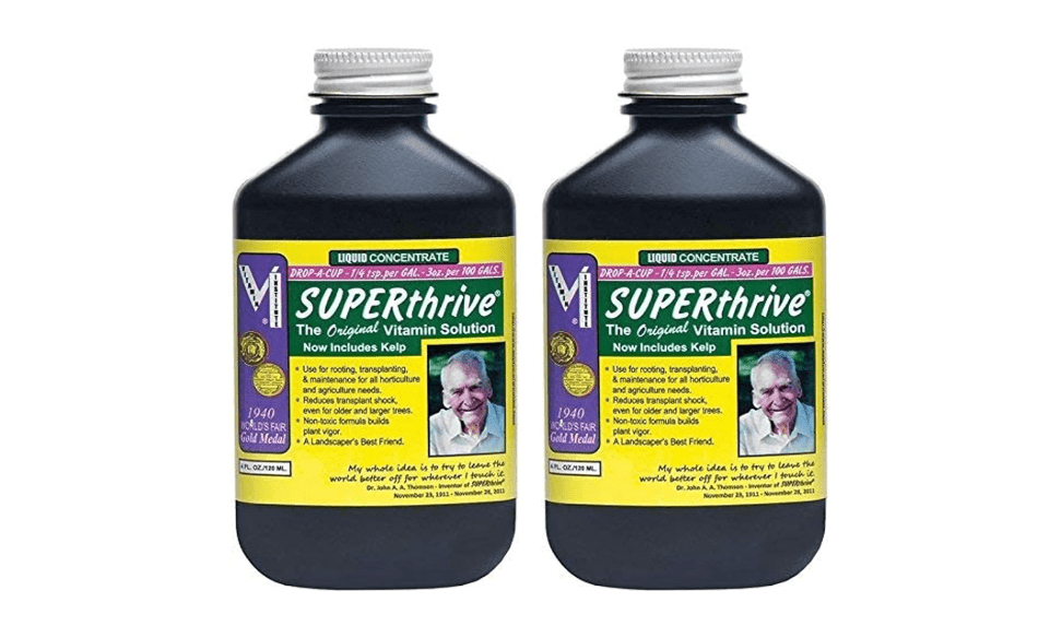
SuperThrive Plant Vitamin Solution Plant Food with 50 Vitamins & Kelp, 4 Ounce (2-Pack)