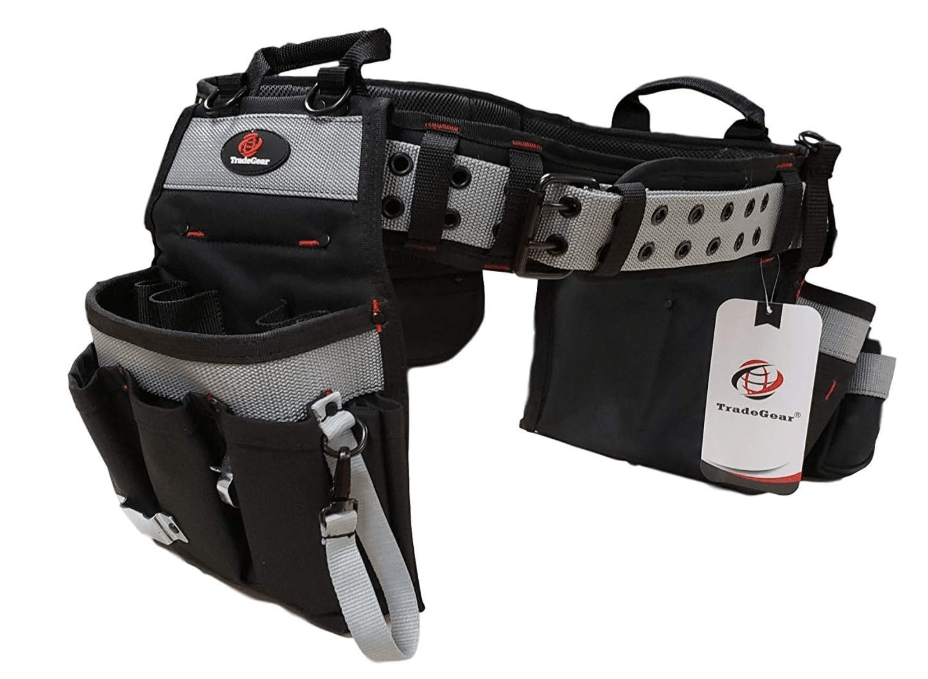 
TradeGear Part#SZB Electrician's Belt & Bag Combo - Heavy Duty Electricians Tool Belt Designed for Comfort & Durability