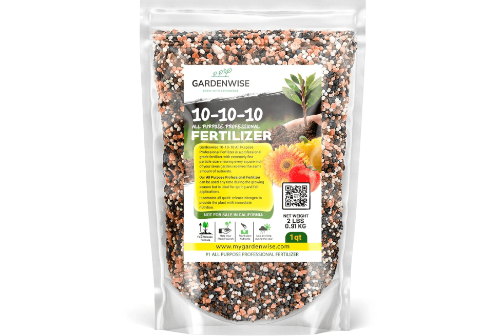 
10-10-10 Plant Fertilizer Slow Release - 10 10 10 All Purpose Granular Garden Fertilizer for Vegetables, Tomato, Arborvitae, Shrubs, Rose, Flowers, Fruit