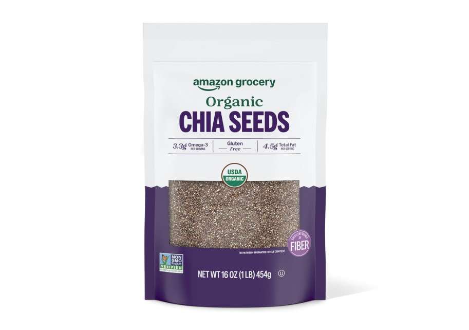 
Amazon Grocery, Organic Chia Seeds, 16 Oz (Previously Amazon Fresh, Packaging May Vary)
