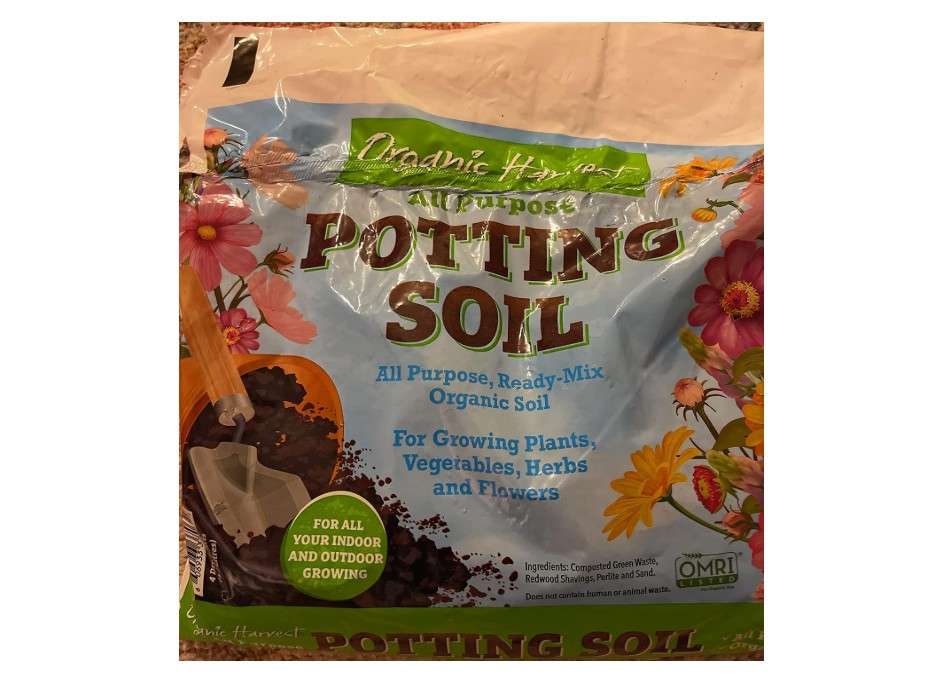  Organic Harvest Potting Mix Soil for Vegetables, Herbs and Flowers, 4 Quart (Packaging May Vary) (1 Bag)