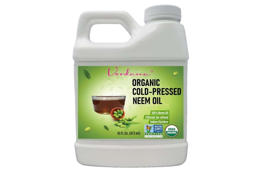 
Verdana Pure Neem Oil for Plants – 16 Fl Oz – Organic, Cold Pressed, Unrefined, Non-GMO – 100% Natural Spray for Plant Leaf Shine, DIY Beauty, Soap Making