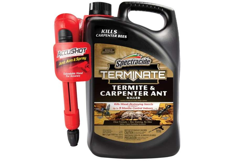 Spectracide Terminate Termite And Carpenter Ant Killer 1.33 Gallons, Includes AccuShot Sprayer