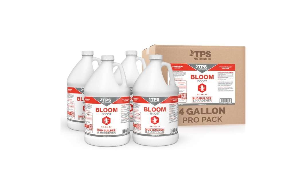 TPS NUTRIENTS Bloom Bud Builder & Flower Hardener Plant Nutrient and Supplement, Triggers Fast Flowering 4 Gallon Pro Pack (4 x 128 oz)