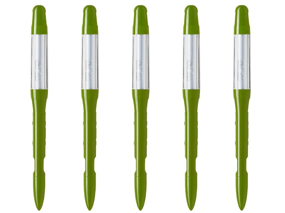 Sustee Aquameter, Set of 5, Plant Soil Moisture Sensor (Green, Small