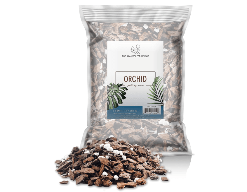 
Orchid Potting Mix, Hand Blended All Natural Potting Soil Media for Orchid Plants, Fast Draining Healthy Media for Planting or Orchid Repotting