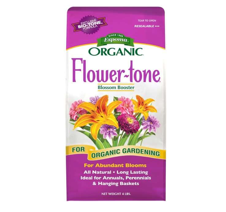 
Espoma Flower-Tone Natural & Organic Fertilizer for Abundant Blooms, 4 lb.