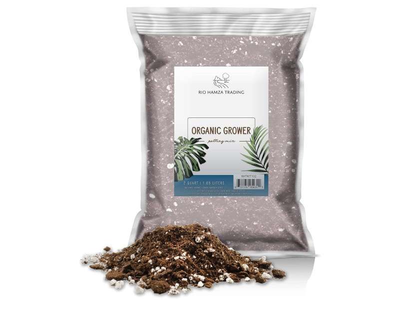
Rio Hamza Trading Organic Professional Grower Mix (2 Quarts), Fast Draining Potting Soil Blend