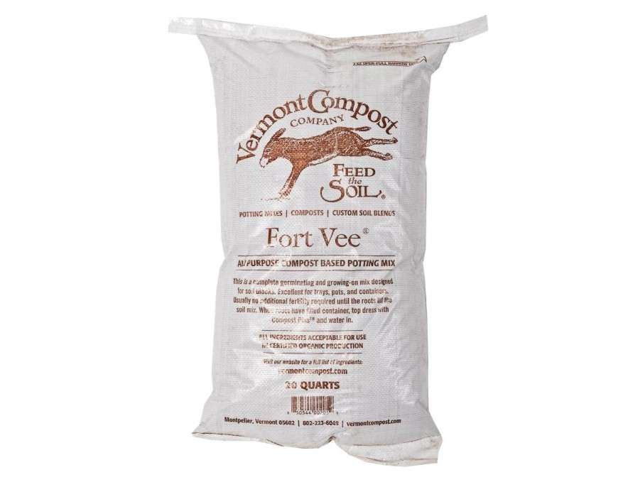 
Vermont Compost Company Fort Vee - Organic Potting Soil Mix | High-Nutrient Compost-Based Potting Soil for Indoor & Outdoor Container Seed Starting