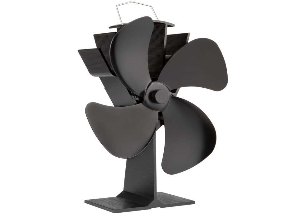 Home-Complete Stove Fan- Heat Powered Fan for Wood Burning Stoves or Fireplaces-Quiet and Low Maintenance, Disperses Warm Air Through House