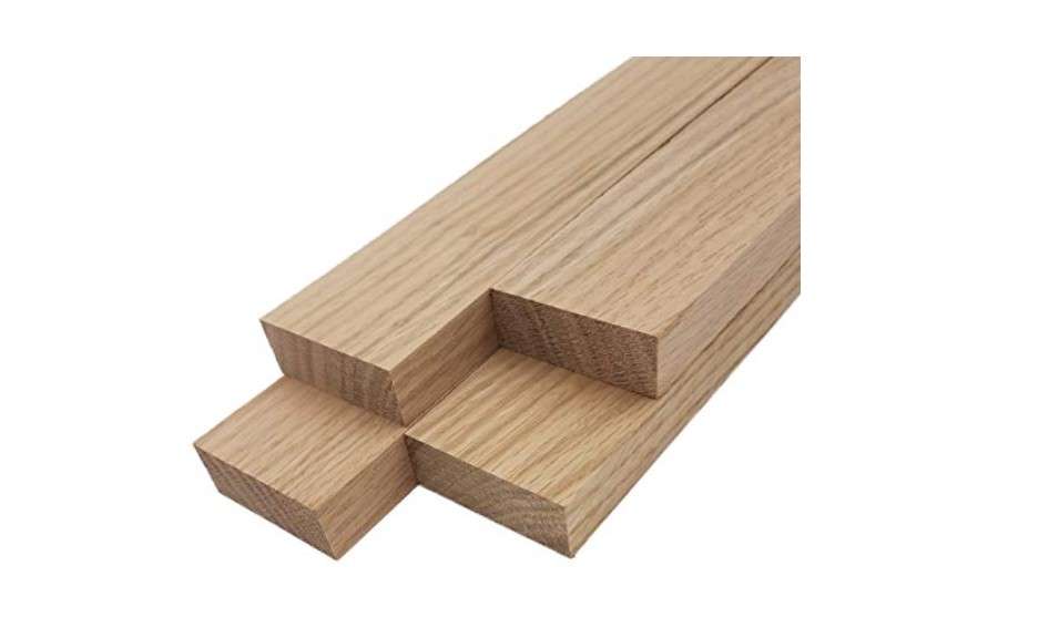  Barrington Hardwoods Red Oak Lumber Board - 3/4 in x 2 in (