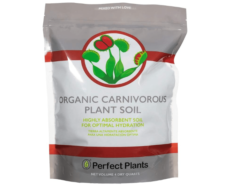 
Perfect Plants Carnivorous Plant Soil | 4 Qts. Organic Premium Mix | Use with Venus Fly Traps, Pitcher Plants, or Other Carnivorous