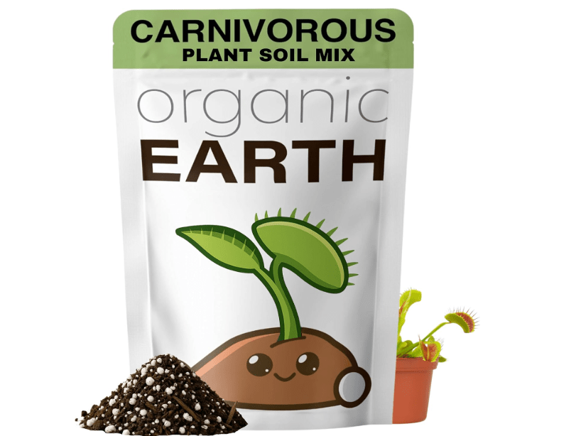 
Organic Earth Carnivorous Plant Soil Mix 1 QT - Plant Food Peat Moss & Perlite for Carnivorous Plants - Terrarium Soil, Pitcher Plant Soil, Venus Fly