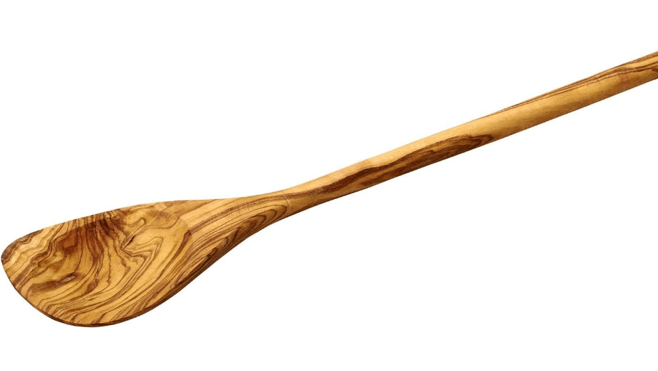 Naturally Med - Olive Wood Corner Spoon/Spatula. Olive Wood cooking spoon 12". Spoon for cooking, stirring. Handmad