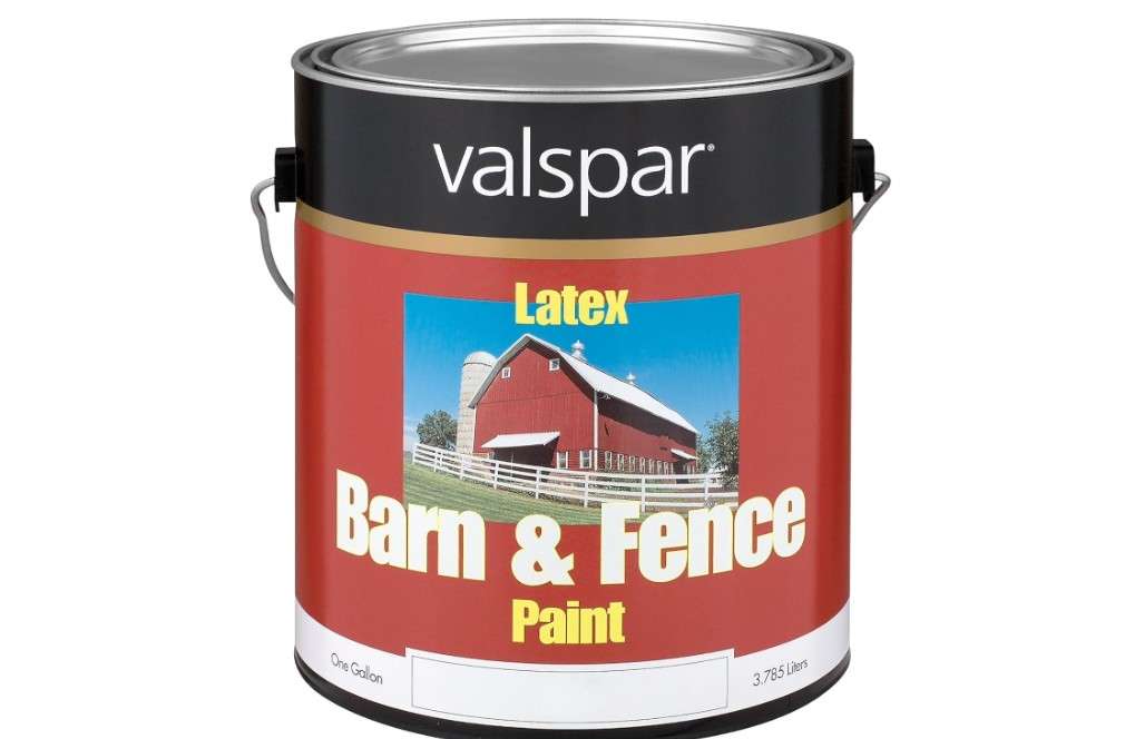 
1 Gallon Red Exterior Barn & Fence Latex Paint 18-3121-10 GL