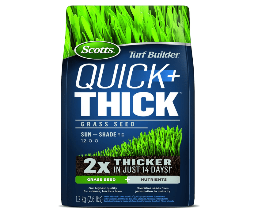 
Turf Builder Quick+Thick Grass Seed - Sun and Shade Mix, 1.2 kg