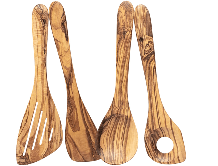 
Erreke Wooden Utensils Set for Cooking, Olive Wood Cooking Utensils, Kitchen Wooden Spoon and Spatulas, Wood Cooking Utensils Set, Handmade