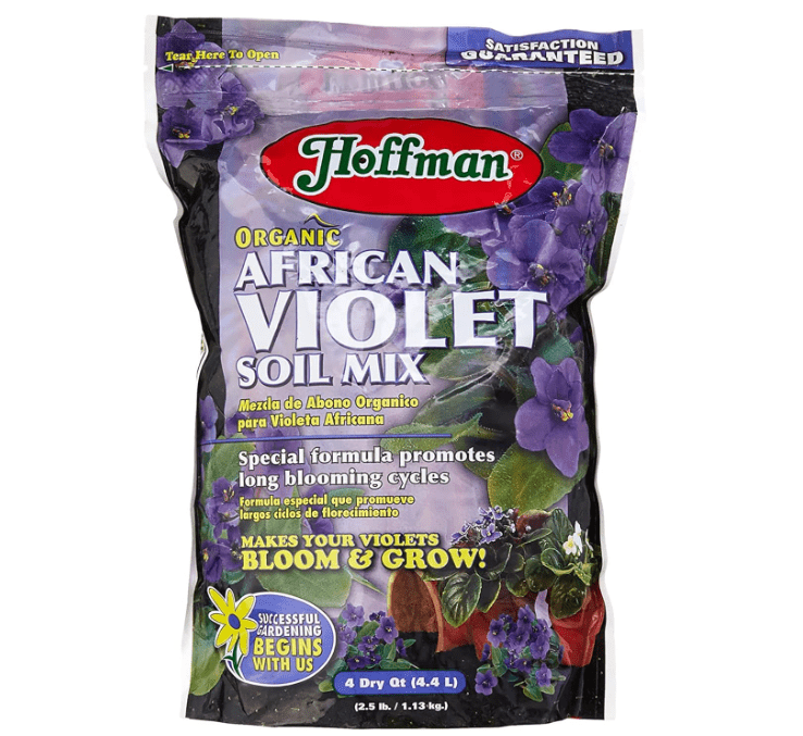 
Hoffman Organic African Violet Soil Mix to Promote Long Blooming Cycles and Increase Plant Growth, 4 Dry Quarts, 2 Pack