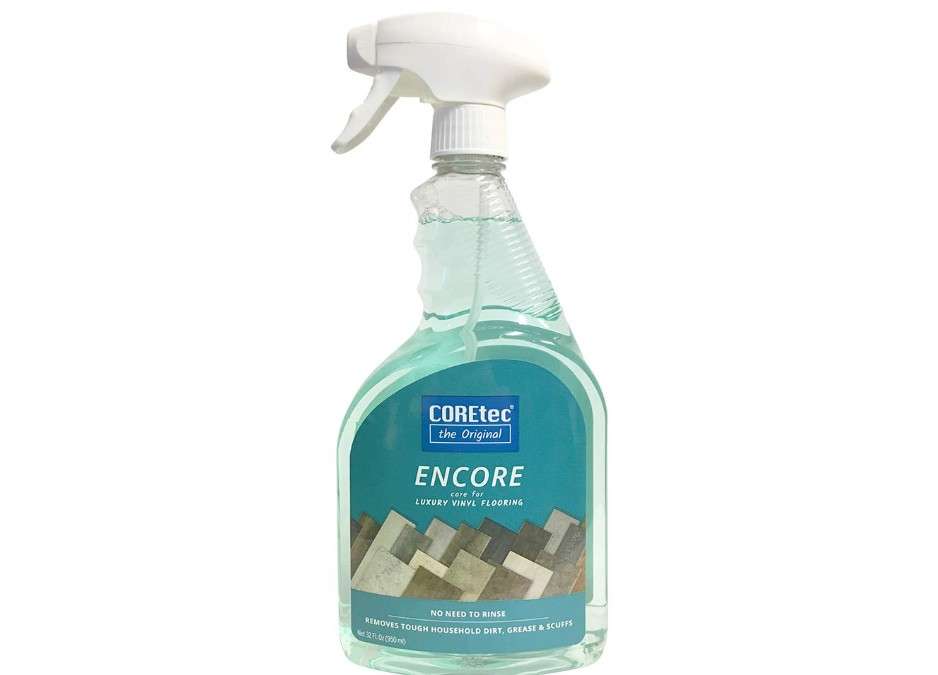  COREtec ENCORE 03Z76 Floor Cleaner Care for Luxury Vinyl Flooring Ready To Use 32oz Spray Bottle