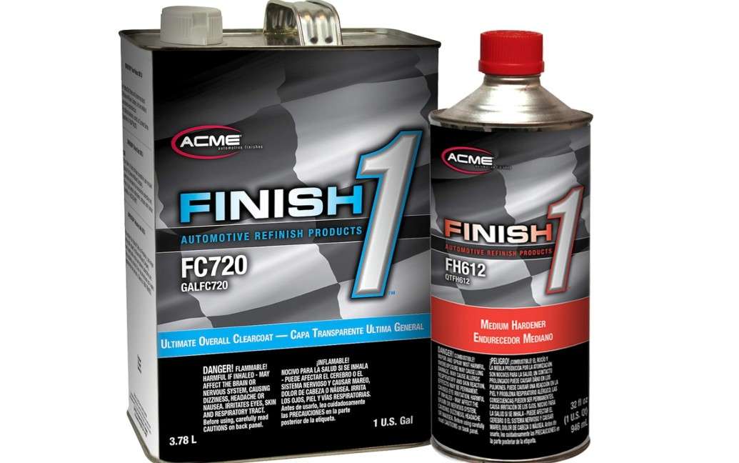 
SHERWIN WILLIAMS Finish 1 Automotive Refinish Ultimate Overall Clearcoat (FC720), 1 Gallon | Medium Universal Hardener (FH612), 1 Quart Included